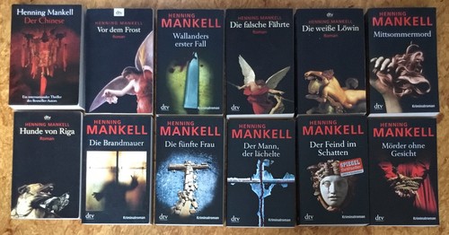 12x henning mankell wallander - mankell,
