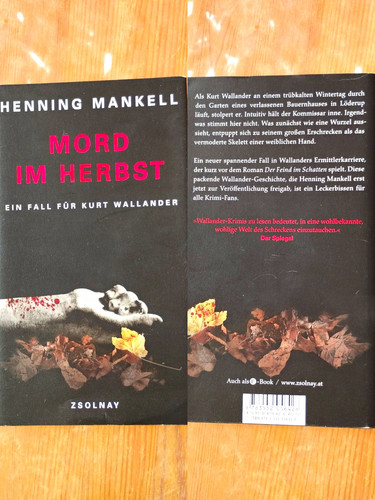 Henning mankell mord im - mankell:,